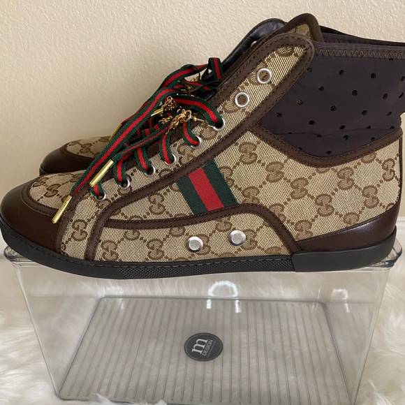 🚨SOLD🚨Custom Gucci Size 11 High Top Men Shoes - Picture 15 of 16